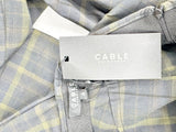Cable Melbourne 'Bell' Green Tartan Pants NWT - AU6