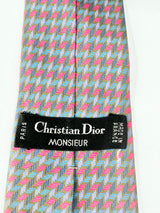 Christian Dior Monsieur Mauve Patterned Tie