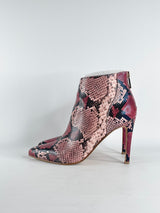 Edward Meller Platinum Collection 'Zarina' Rose-Serpent Ankle Boots - EU37