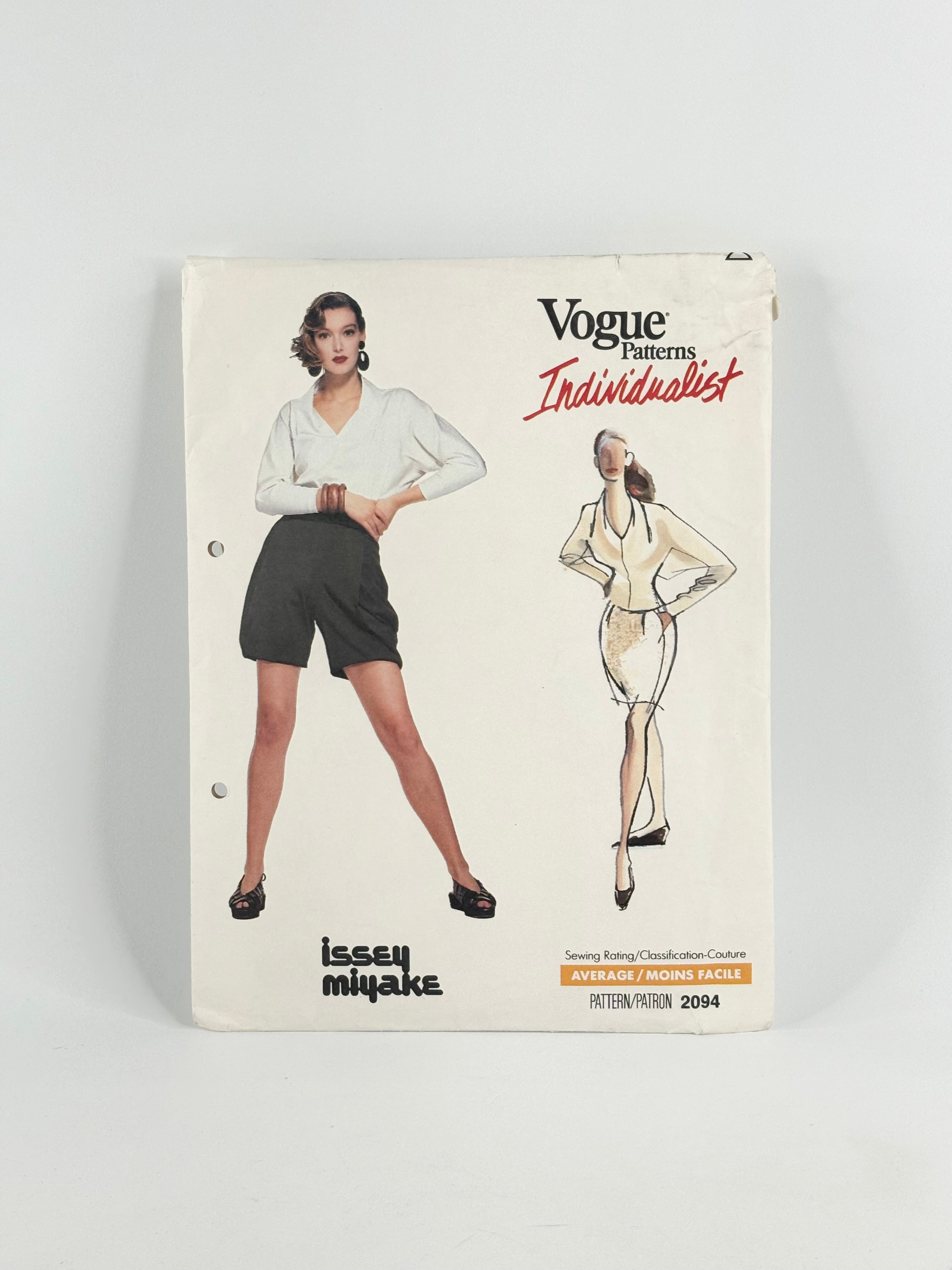 Vogue Patterns Individualist Issey Miyake Top, Skirt & Shorts: No. 2094 - Size 8/16