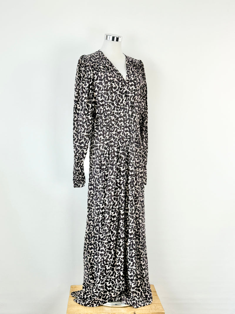 Isabel Marant Étoile Aissa Ecru Long Sleeve Midi Dress - AU10