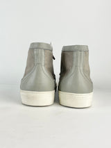McQ Grey Leather 'Chukka Chris' Mid Sneakers - EU42