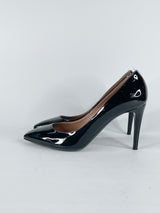 Emporio Armani Patent Black Leather Stilettos - EU39