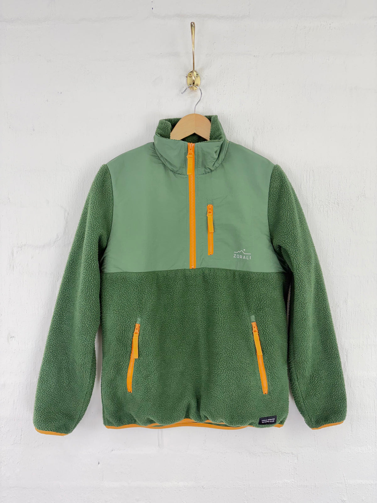 Zorali Forest Green Quarter Zip Fleece - XS