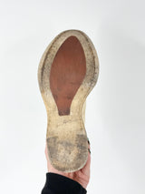 Le Yucca's Cream Platform Lace Ups - EU38