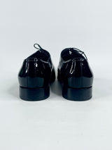 Doucal's Black Patent Leather Oxford Shoes - EU40