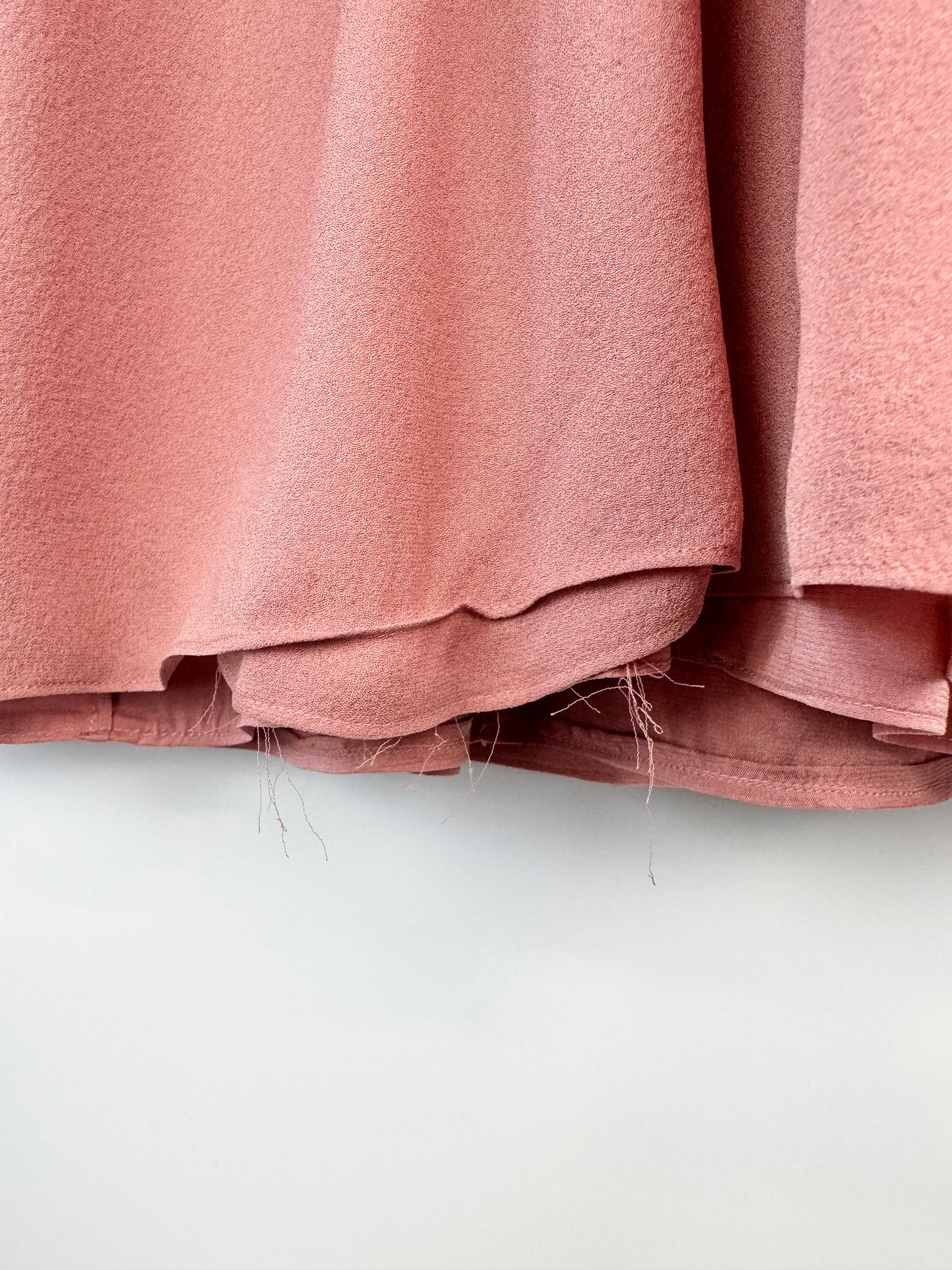 Burberry London 2010 Era Muted Peach Silk Dress - AU12/14