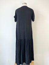 PQ The Label Black Short Sleeve Dress - S/M