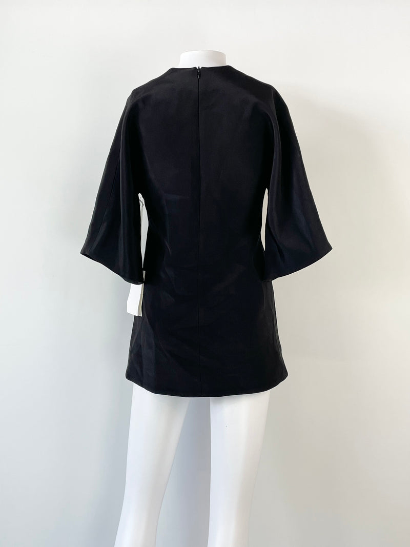 Elissa McGowan Black Silk 'The Light' Kimono Top - AU6