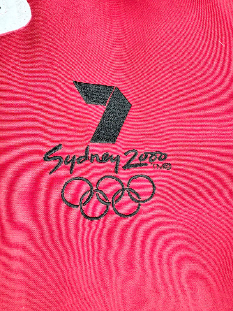 Vintage Sydney 2000 Olympics 7 Media Crimson Jacket - M