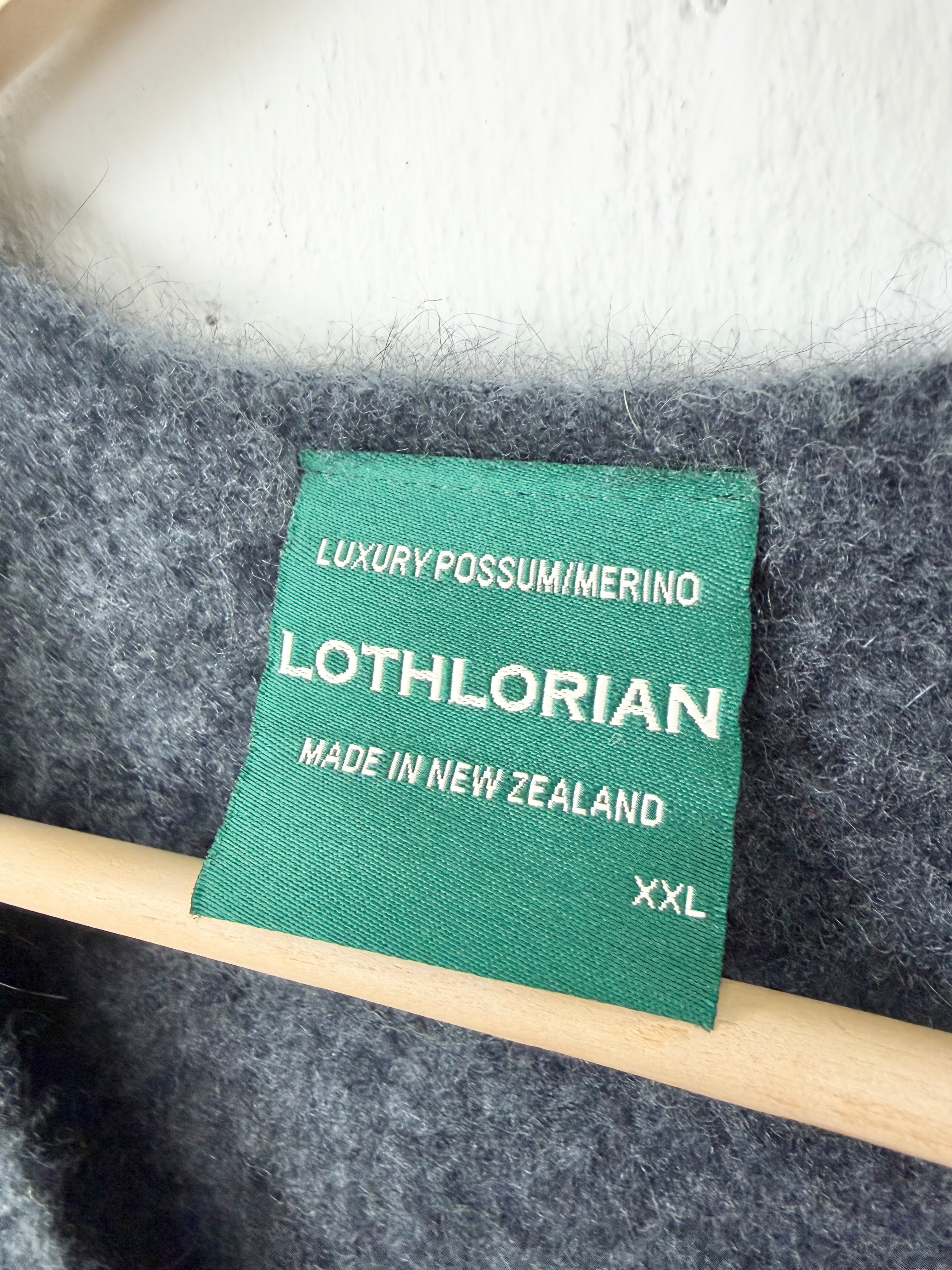 Lothlorian Grey Possum & Merino Wool Vest - XXL