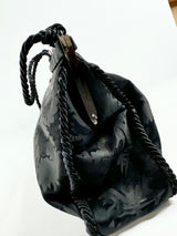 Vintage 1997 Dolce & Gabbana Black Brocade Handbag
