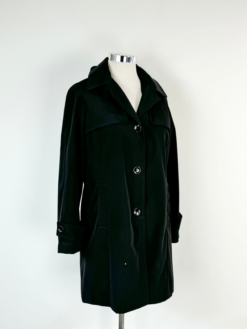 Calvin Klein Black Polyester Coat - AU12