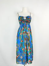 Zimmermann Electric Blue Floral Summer Dress - AU8