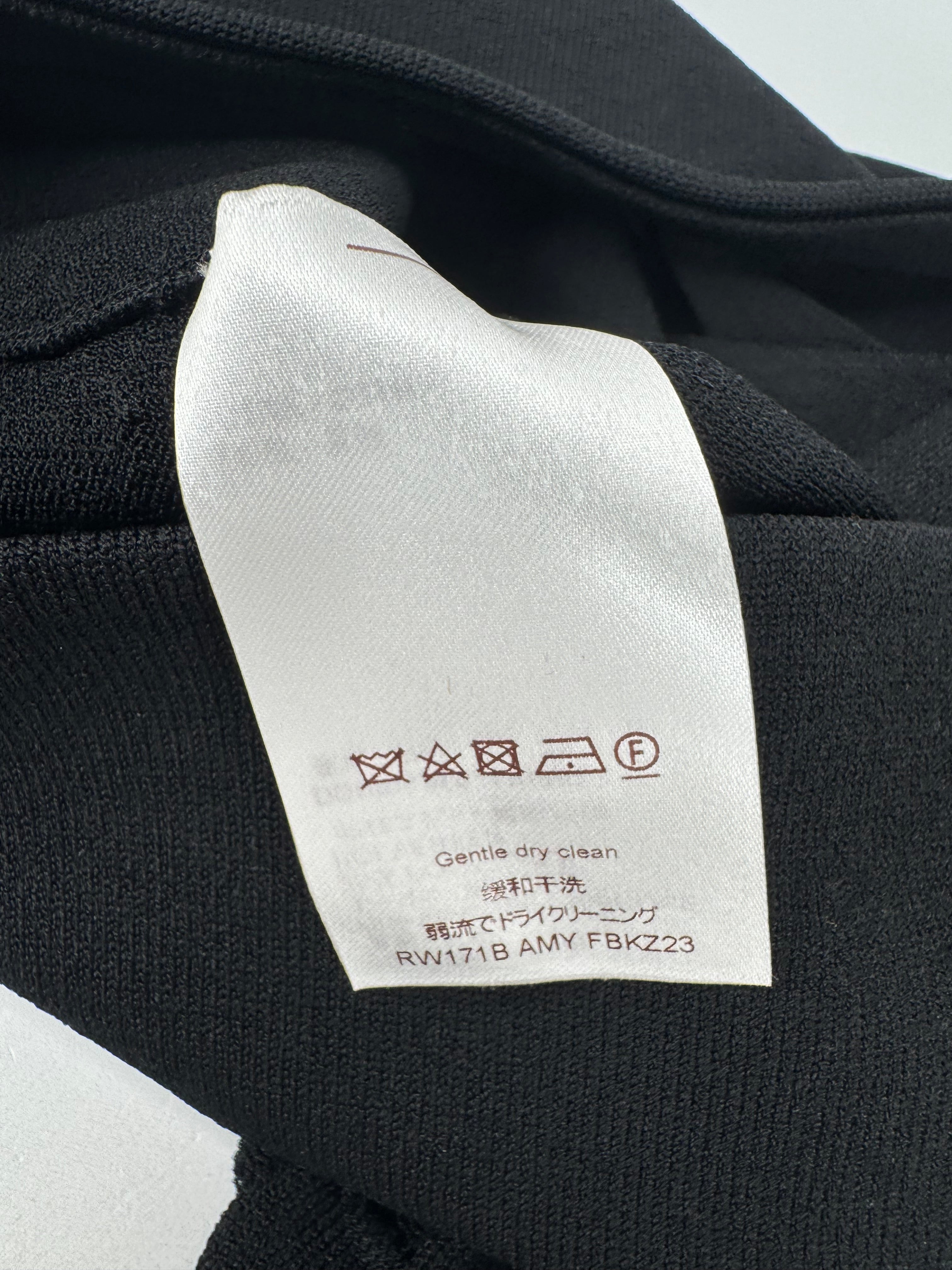 Louis  Vuitton Black Stretch Knit Skirt With Cut Out Detail - AU8