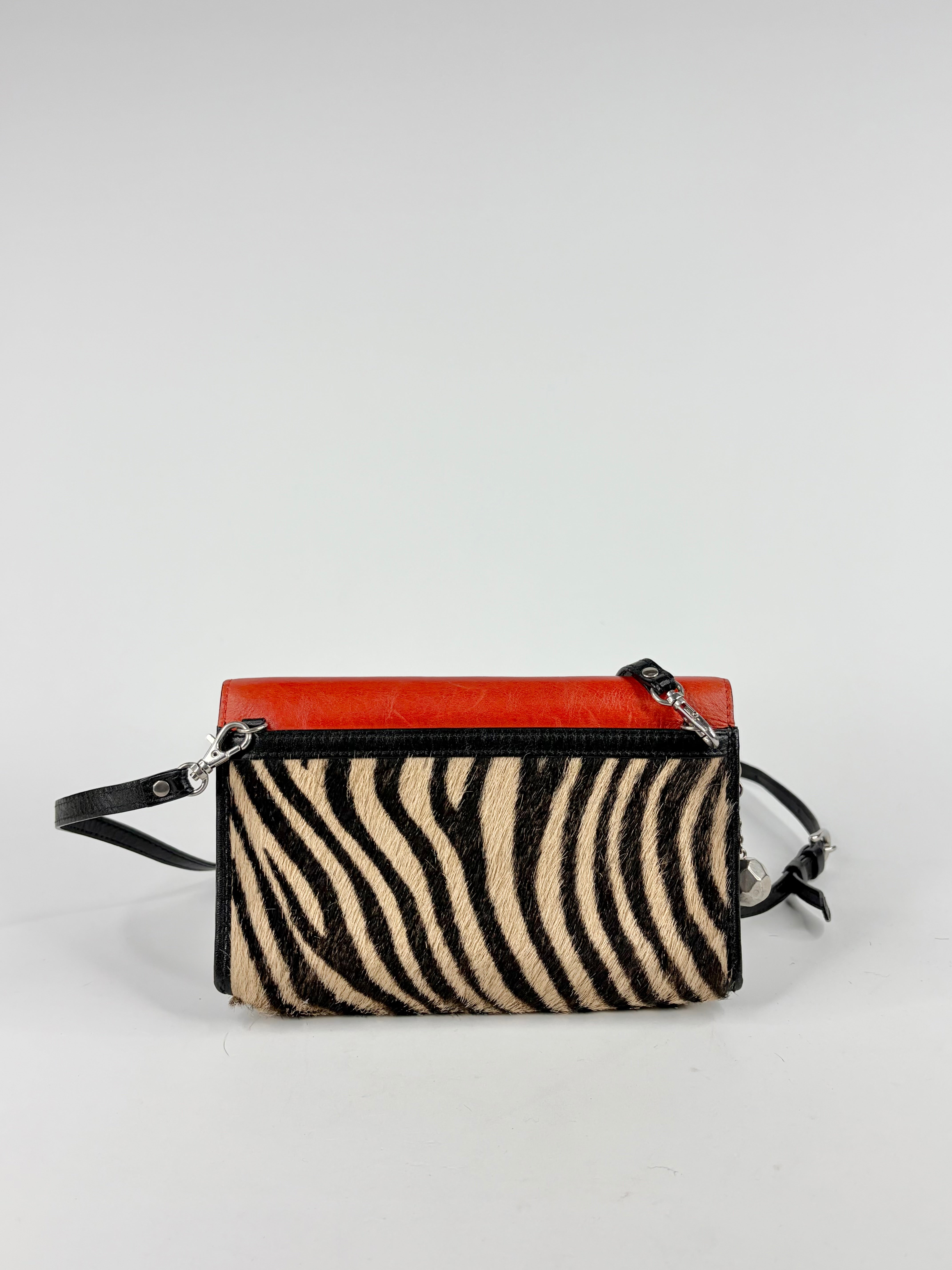 Kenzo Zebra Pony Hair Purse