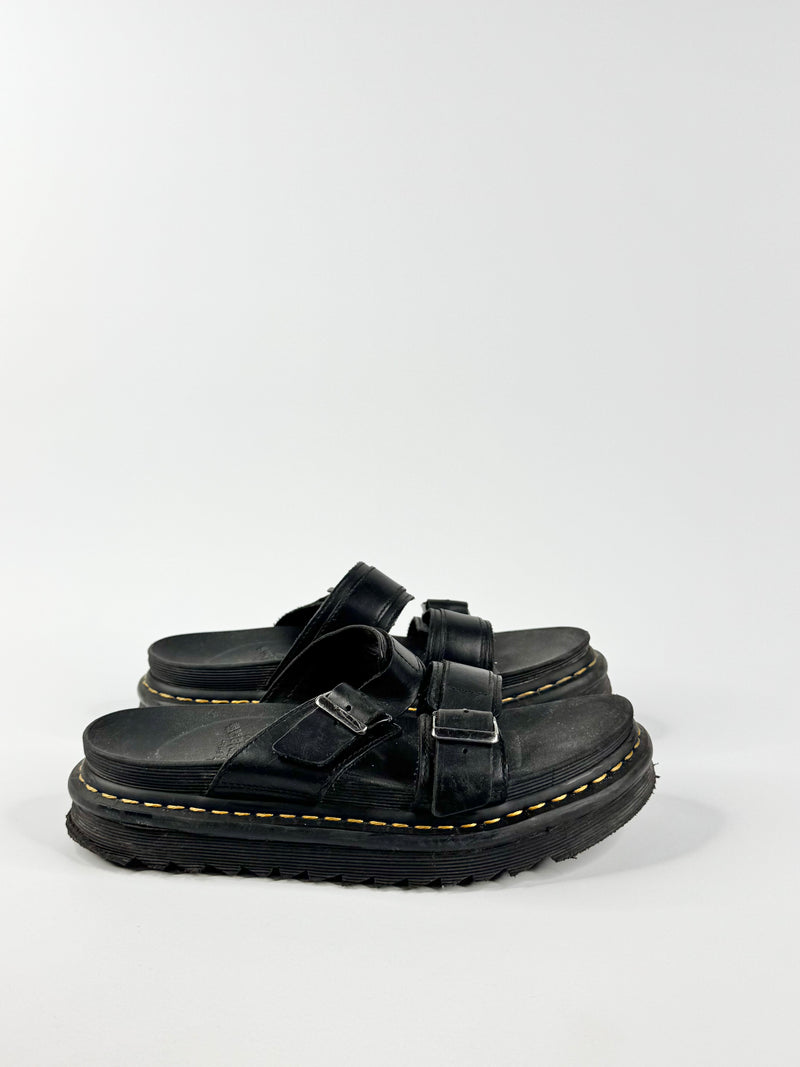 Dr Martens 'Myles' Black Sandals - EU41