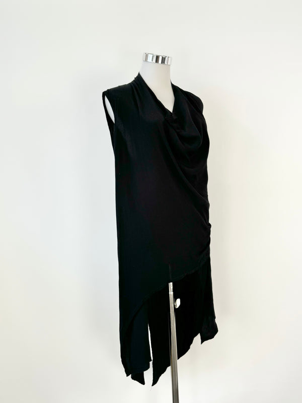 M. M. Sohn Black Crepe Dress -AU10