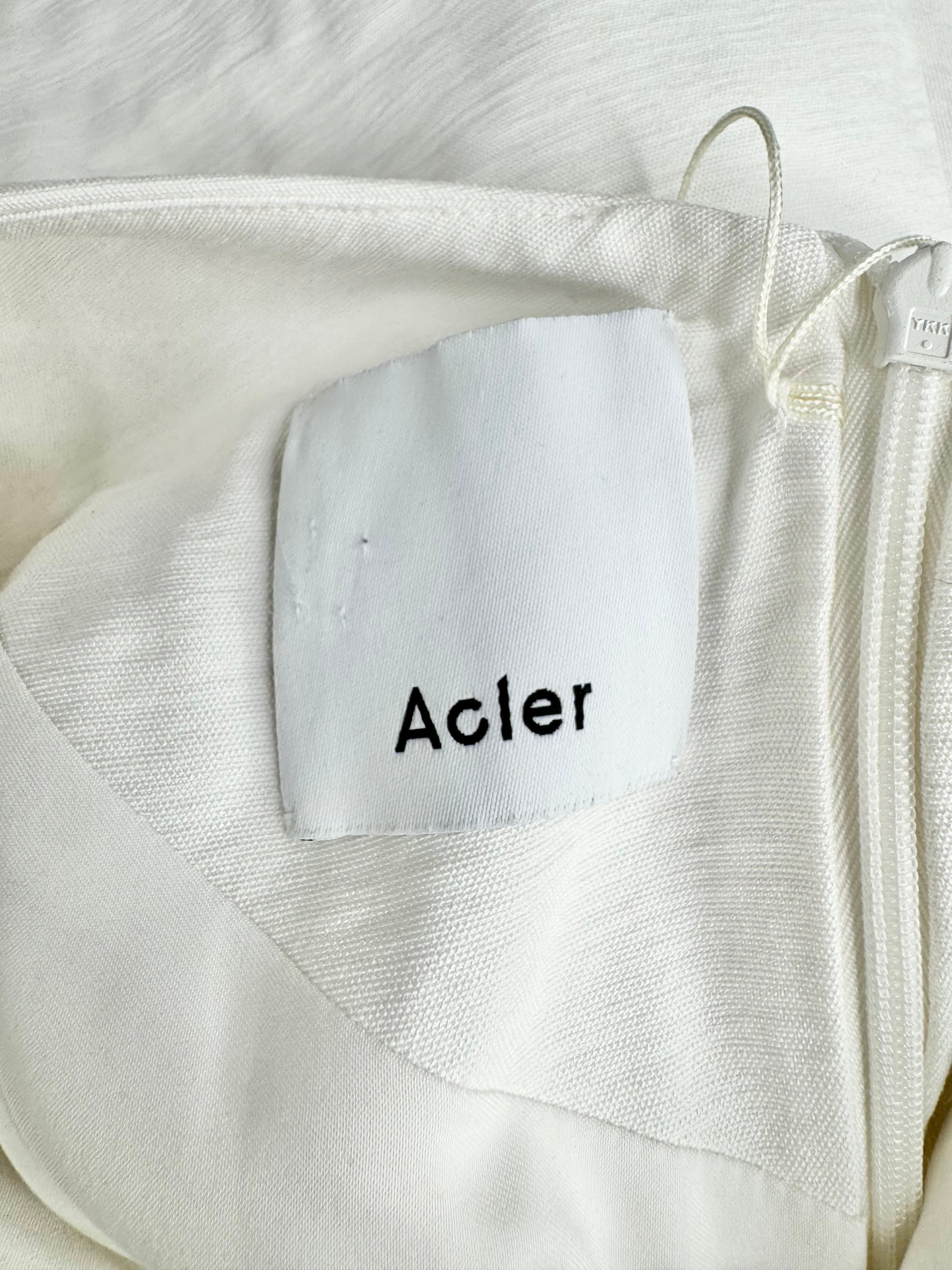 Alcer White Off Shoulder Mini Dress - AU8
