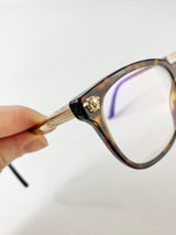 Versace Oversized Tortoiseshell Glasses