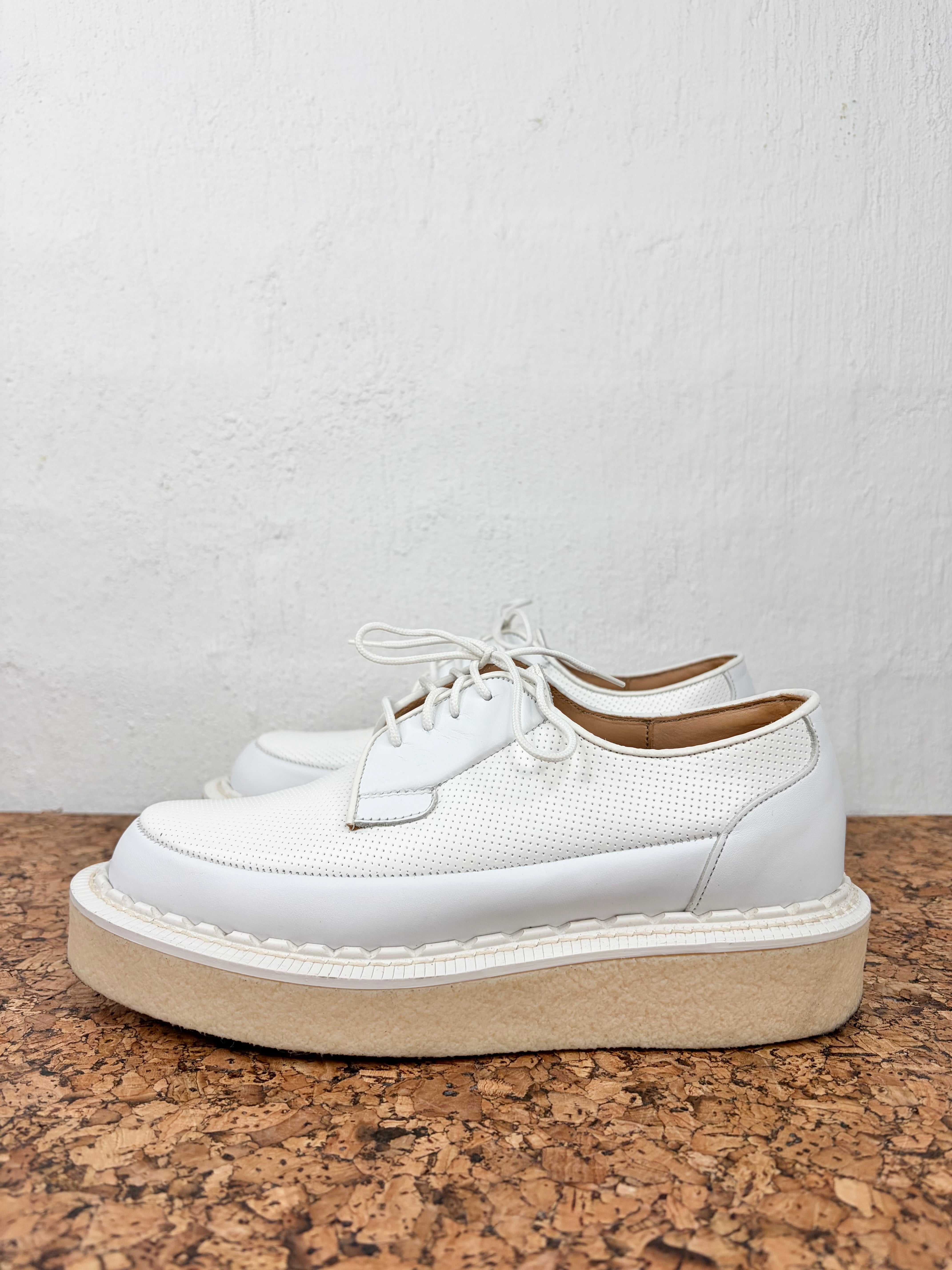 Purified x George Cox Switch Design Gum Sole Leather Lace-up Shoes - EU38