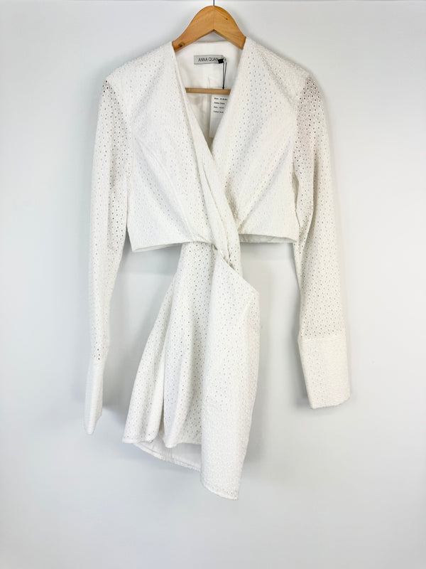 Anna Quan White Broderie Anglaise 'Harley' Dress NWT - AU10