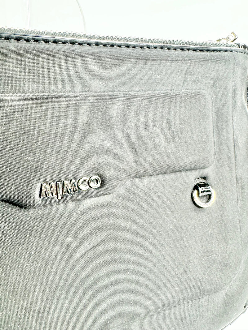 Mimco Black Neoprene Cross Body Bag