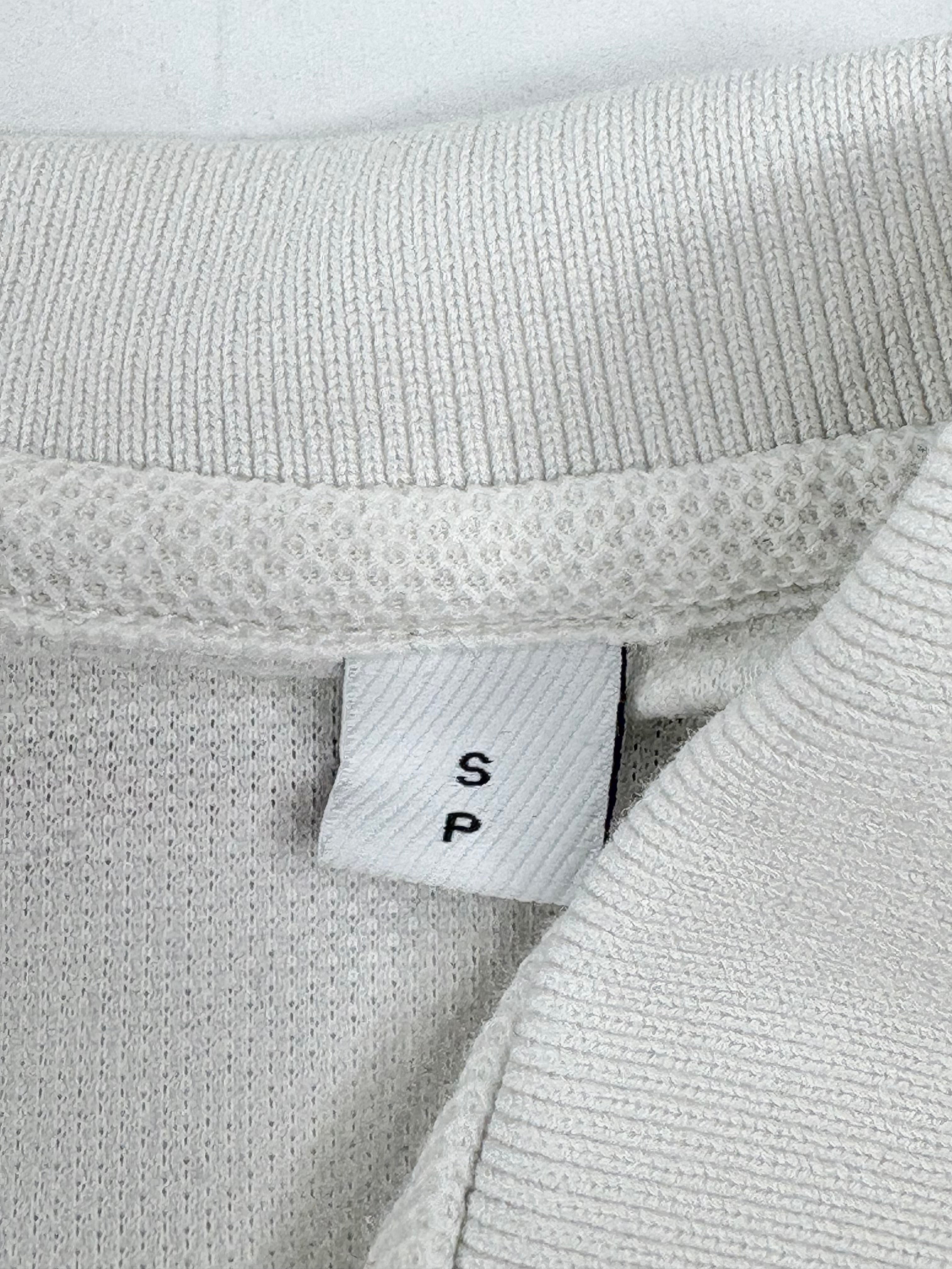 Burberry White Pique-Cotton Polo Top - S