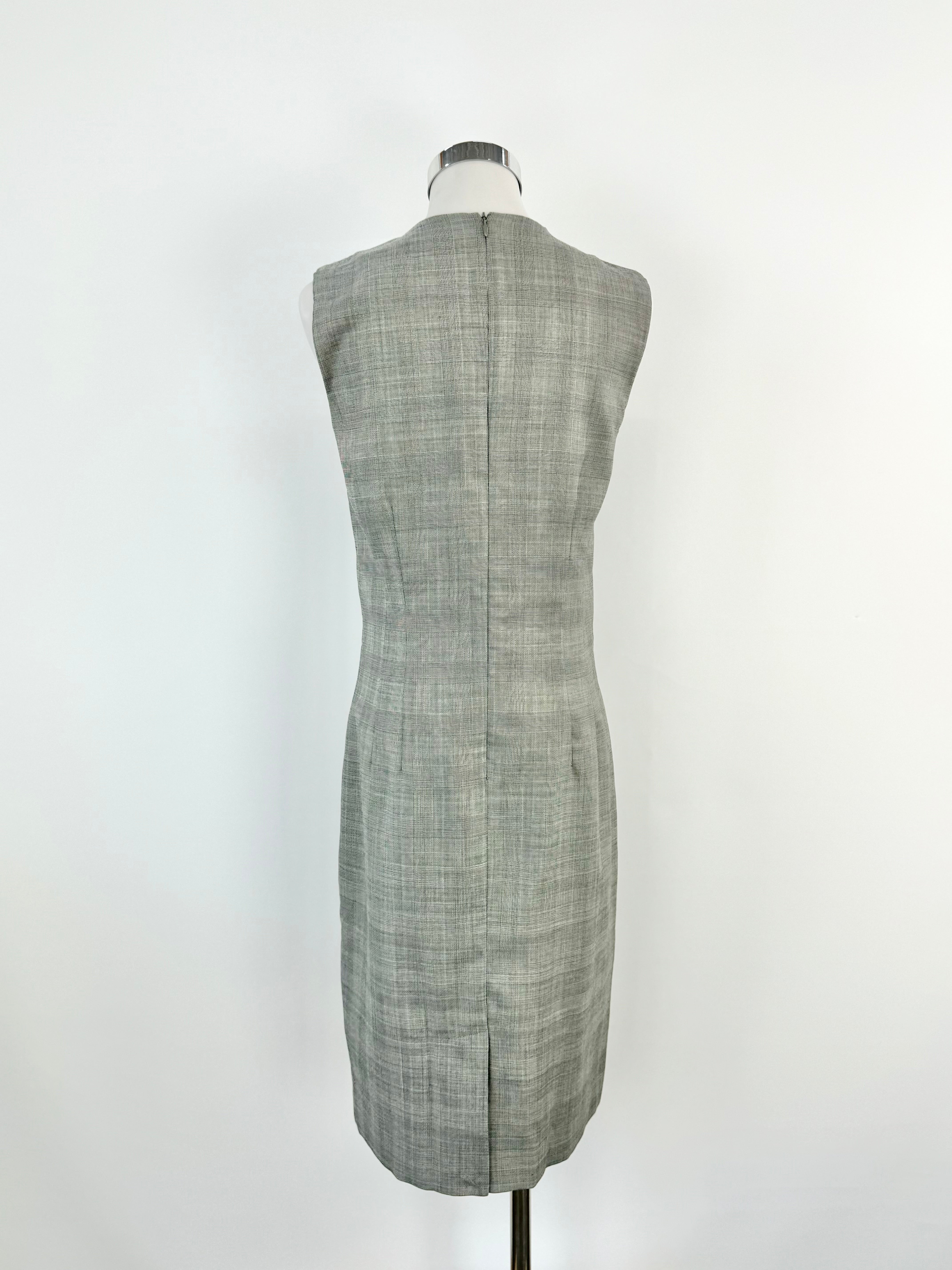 Jaeger Glen Plaid Midi Dress - AU10