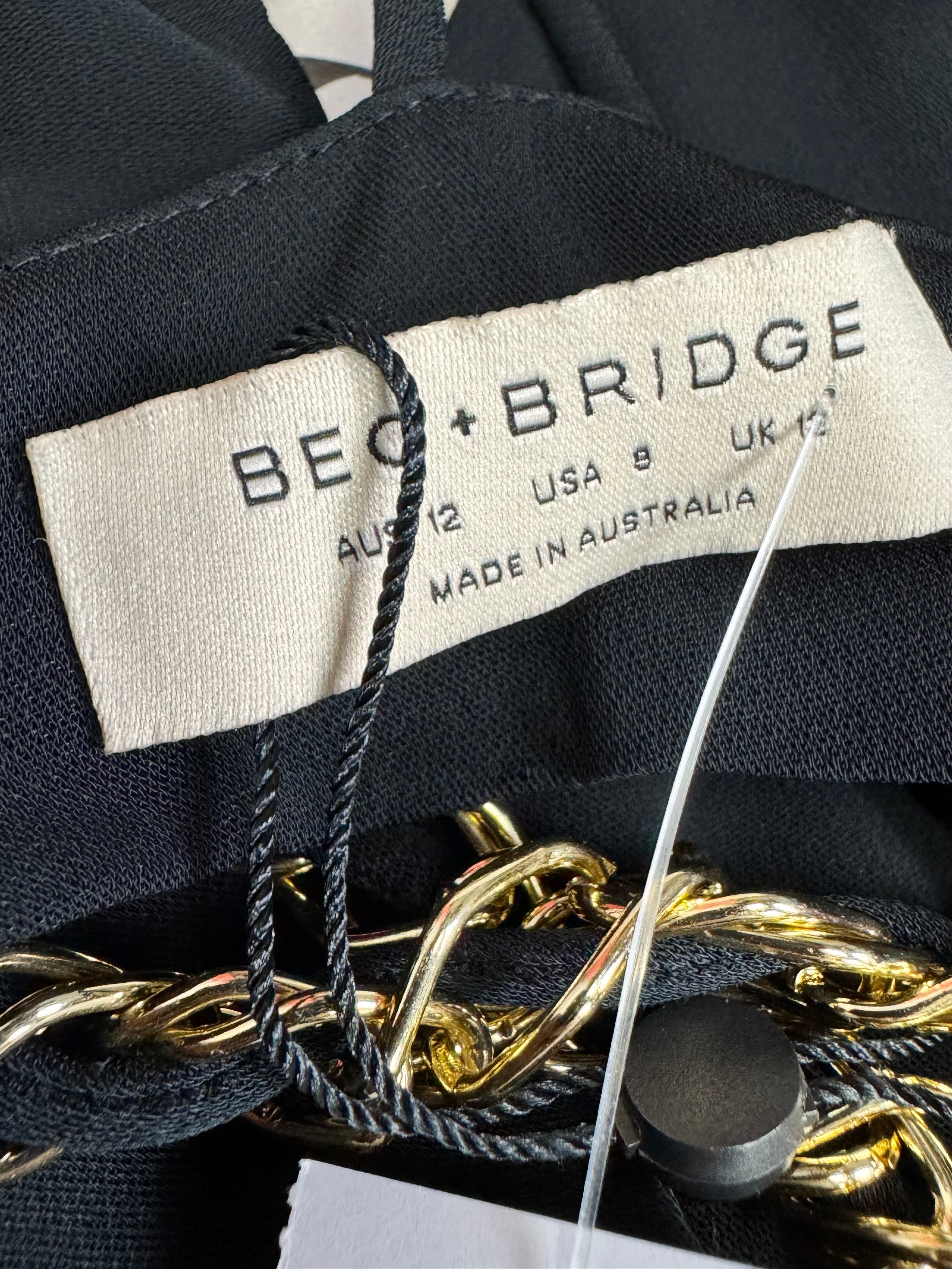 Bec + Bridge Black 'Modern Romance' Top NWT - AU12