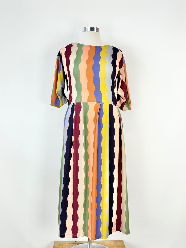 Jocomomola Retro Patterned Maxi Dress - AU12