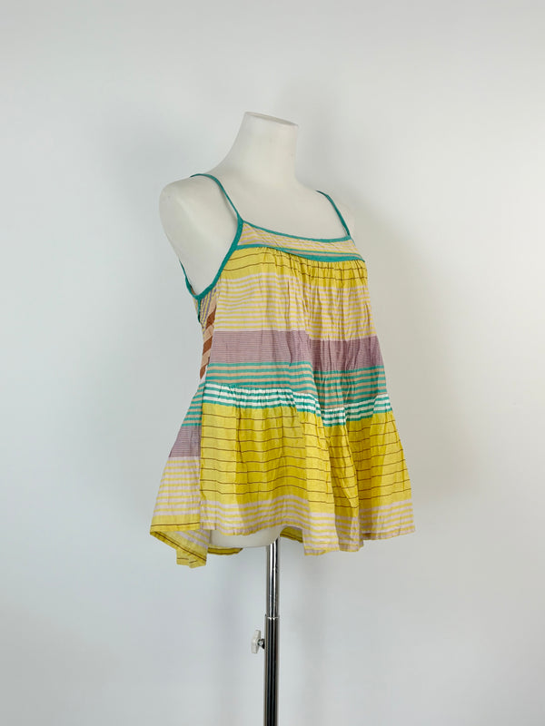 Gorman Multicolour Striped Silk-Blend Camisole - AU8