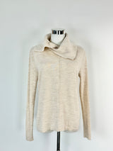 Cable Melbourne Pastel Apricot Wool Jumper - AU8