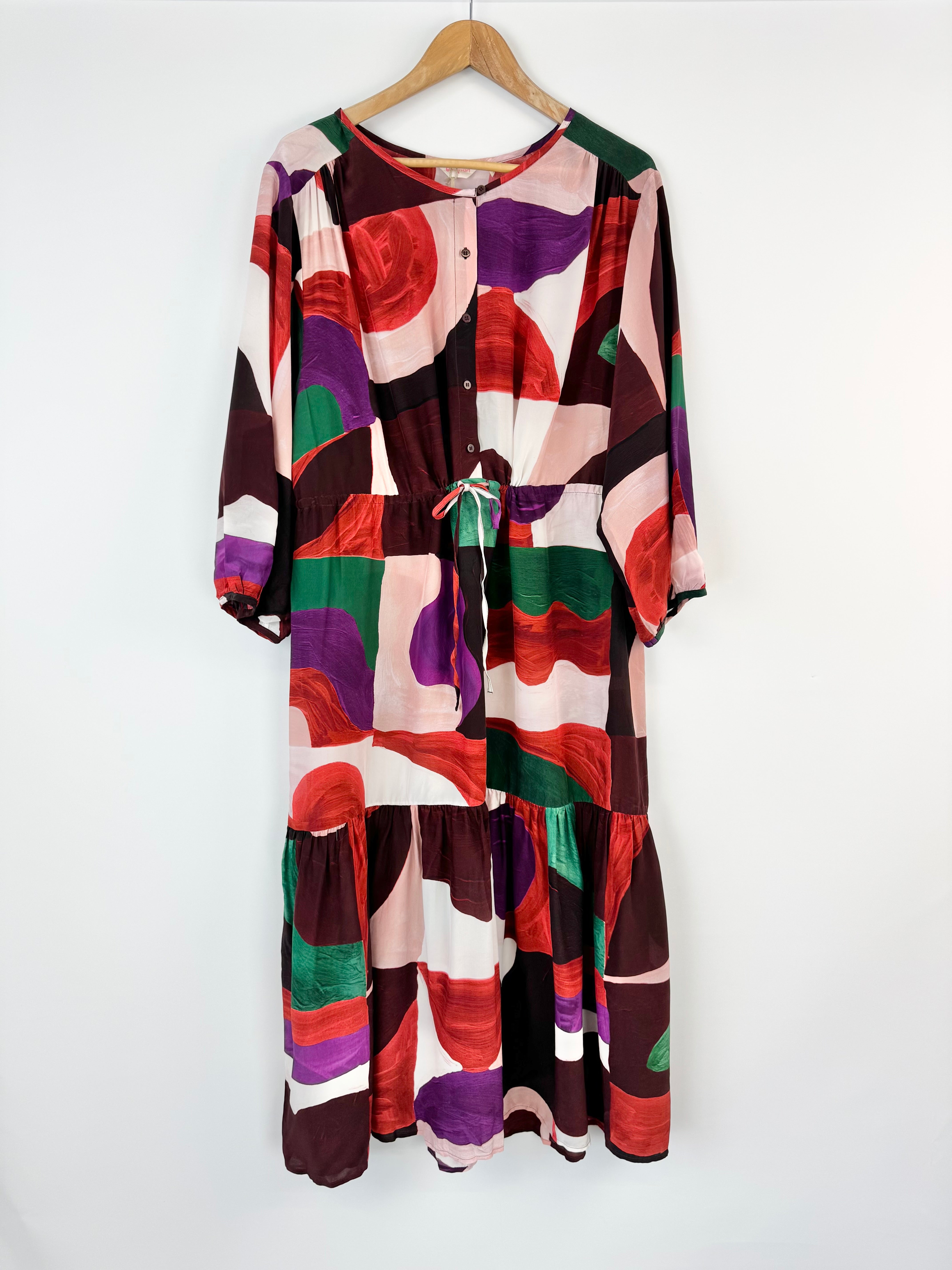 Gorman Multicolour 'Painted Blocks' Long Dress NWT - AU16