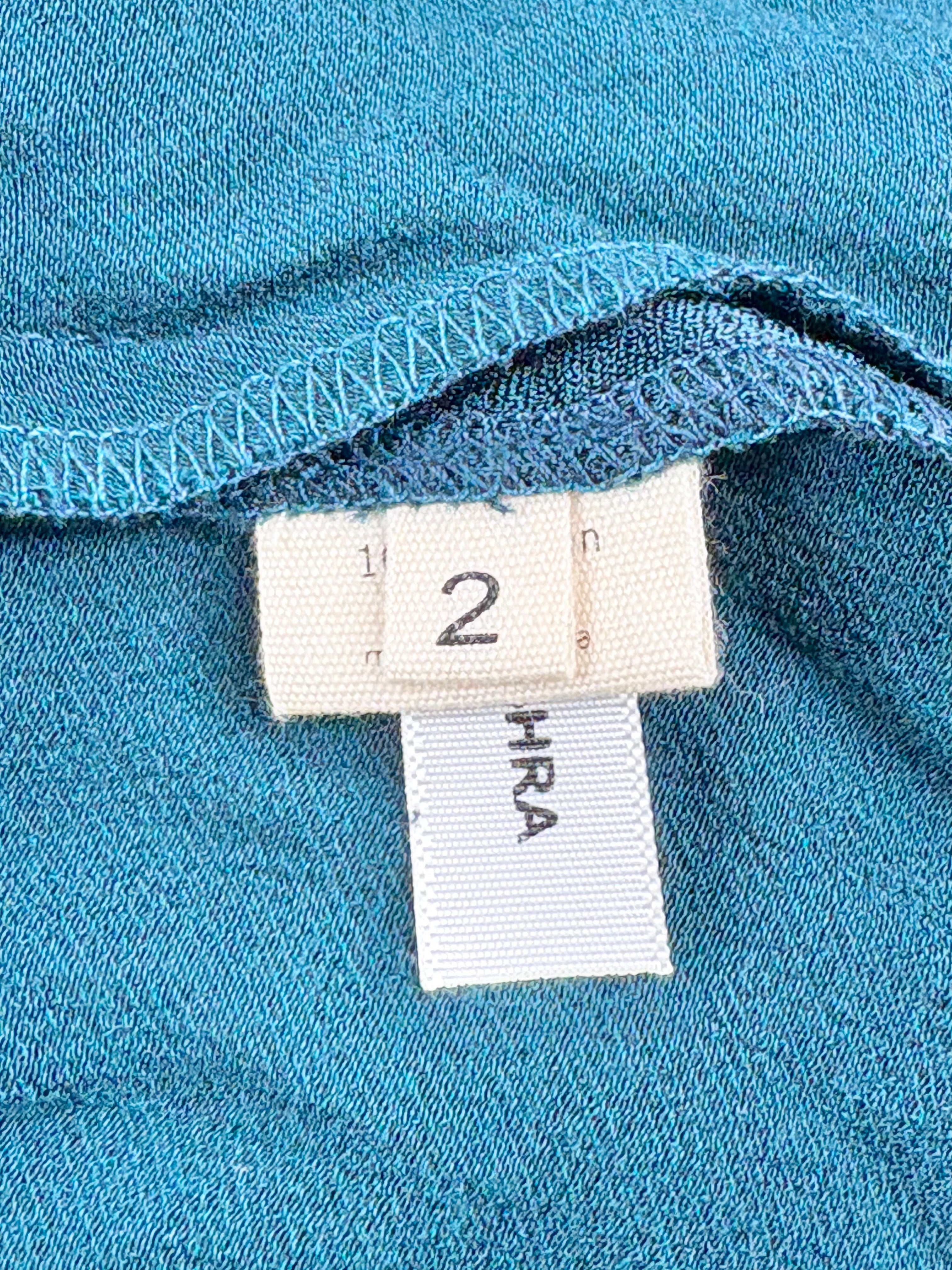 L'Agence Prussian Blue Cross-Strap Halter Neck Gown - AU6/8