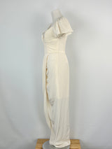 Zimmermann Pearl Silk Flutter Midi Dress - AU8
