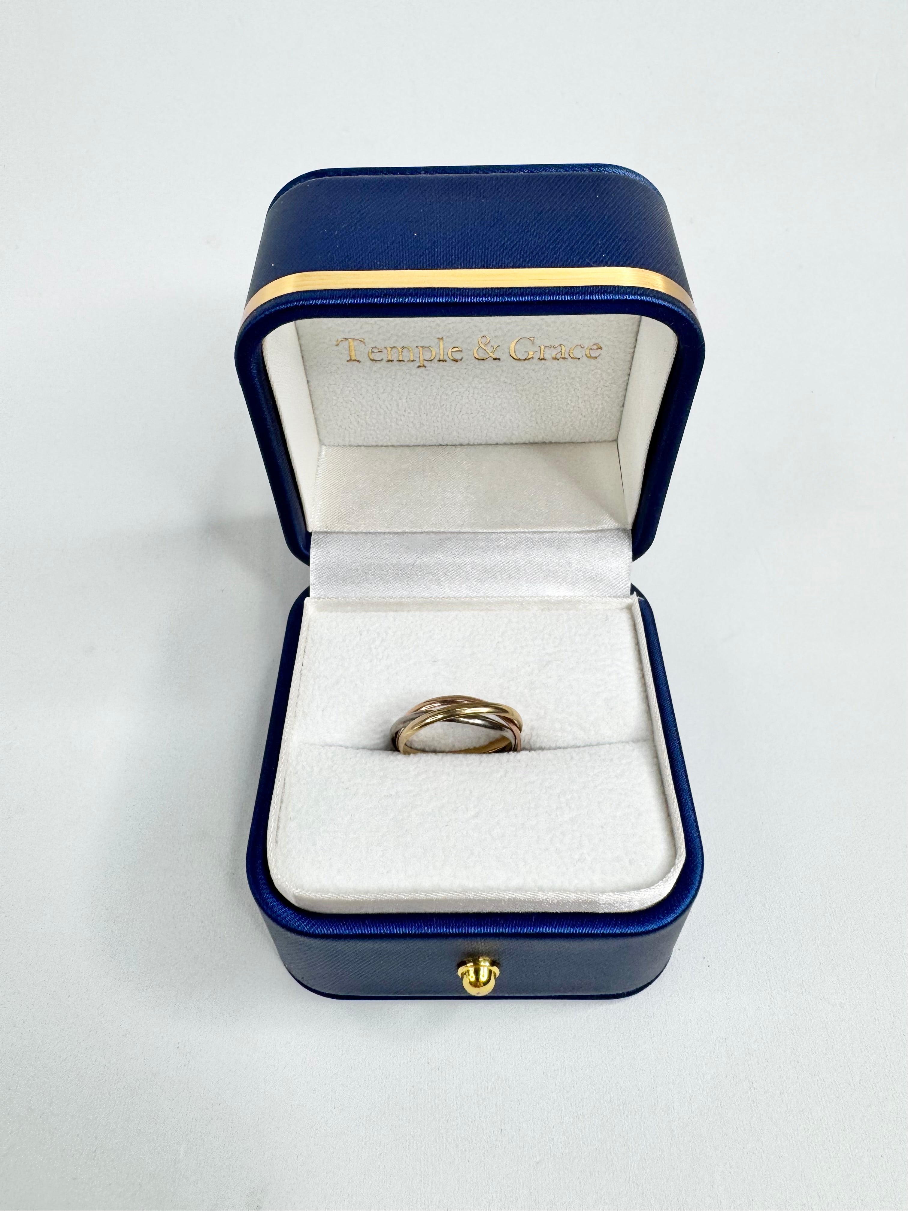 Temple & Grace 14ct Twist Ring
