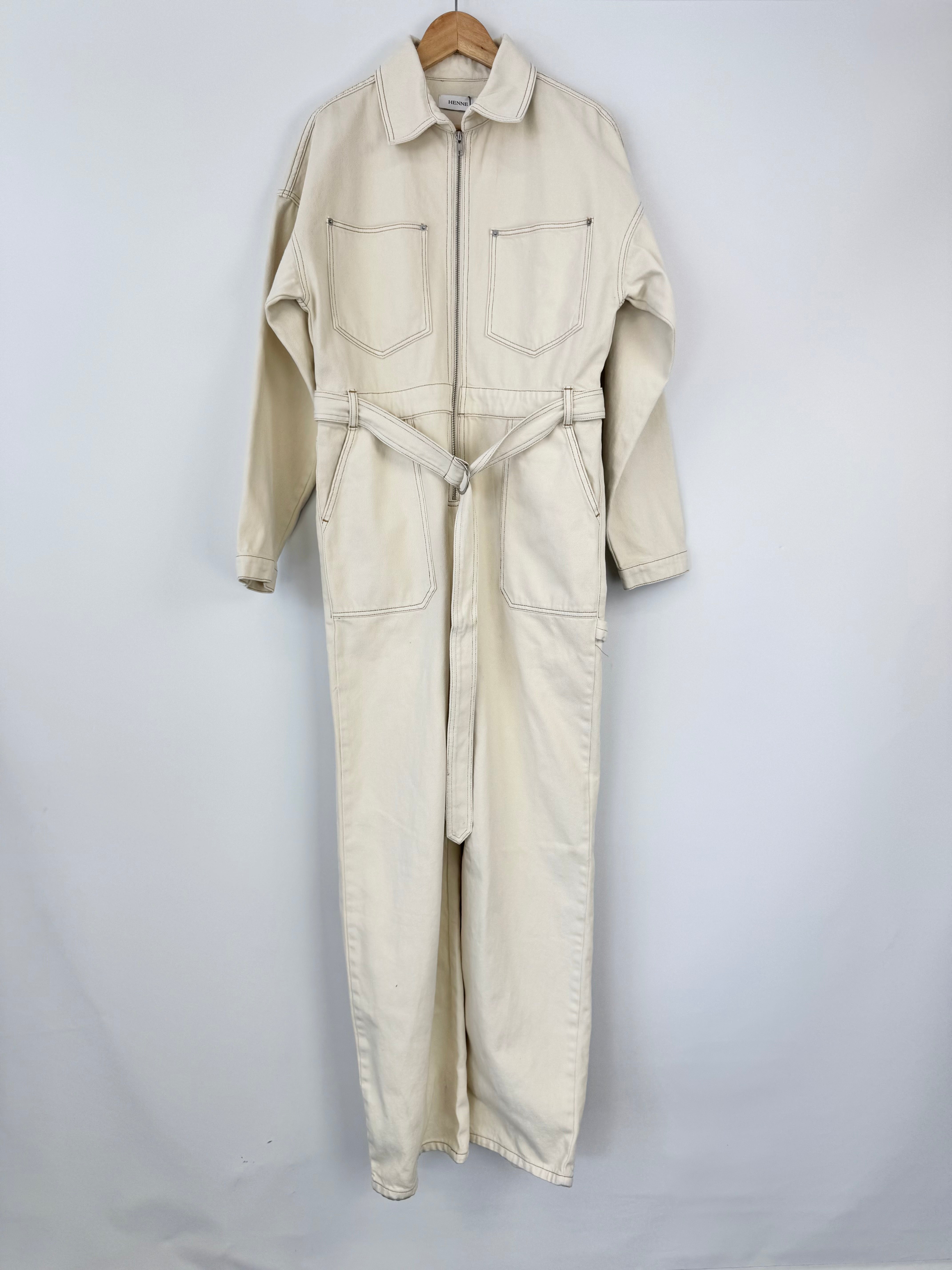 Henne Ecru 'Rolando' Boiler Suit - AU10/12
