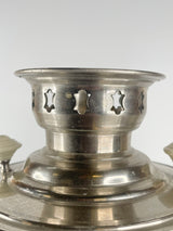 70s Vintage Nickel Plated Electric Samovar