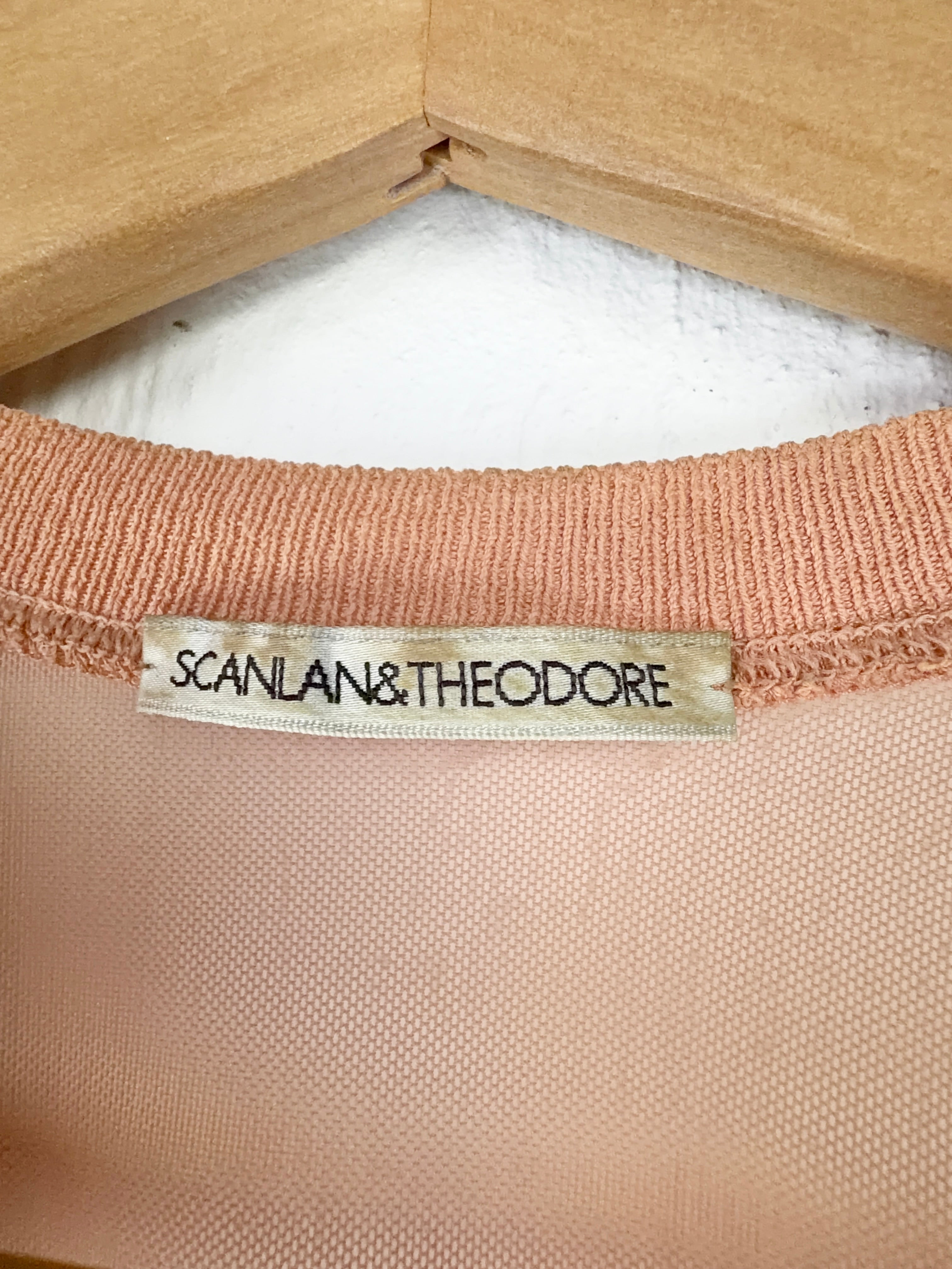 Scanlan Theodore Sheer Peach Sleeveless Top - AU10