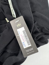 Obi New Zealand Black Leather Contrast Leggings NWT - AU14