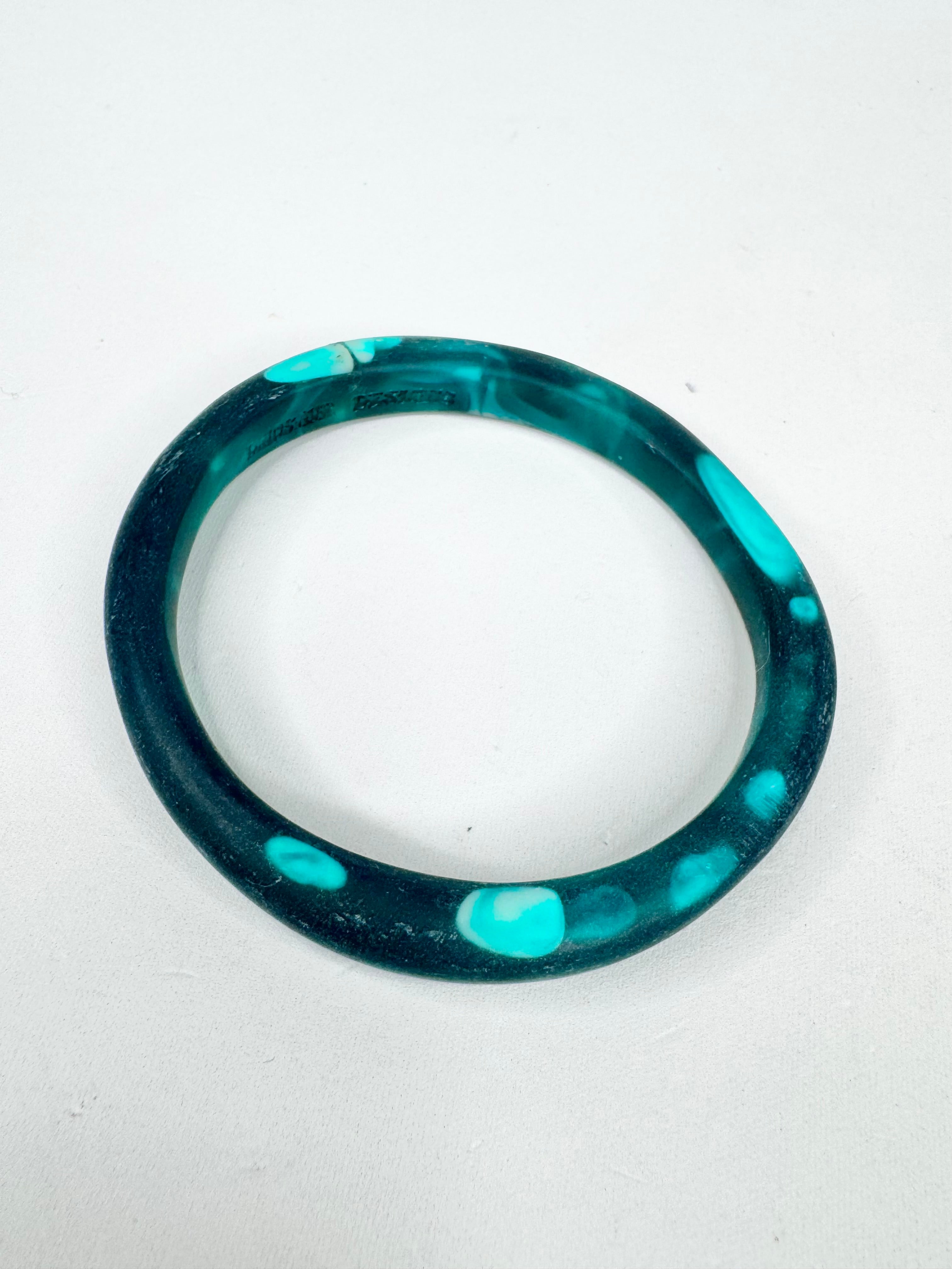 MFW Dinosaur Designs Green Bangle