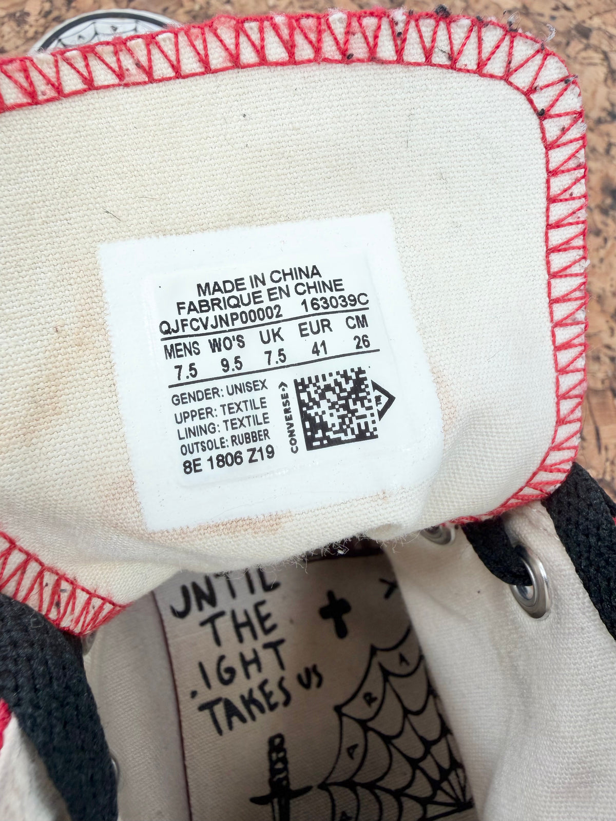 Sean Pablo x Converse Chuck Taylor All Star Pro ‘Red’ High Tops - EU41