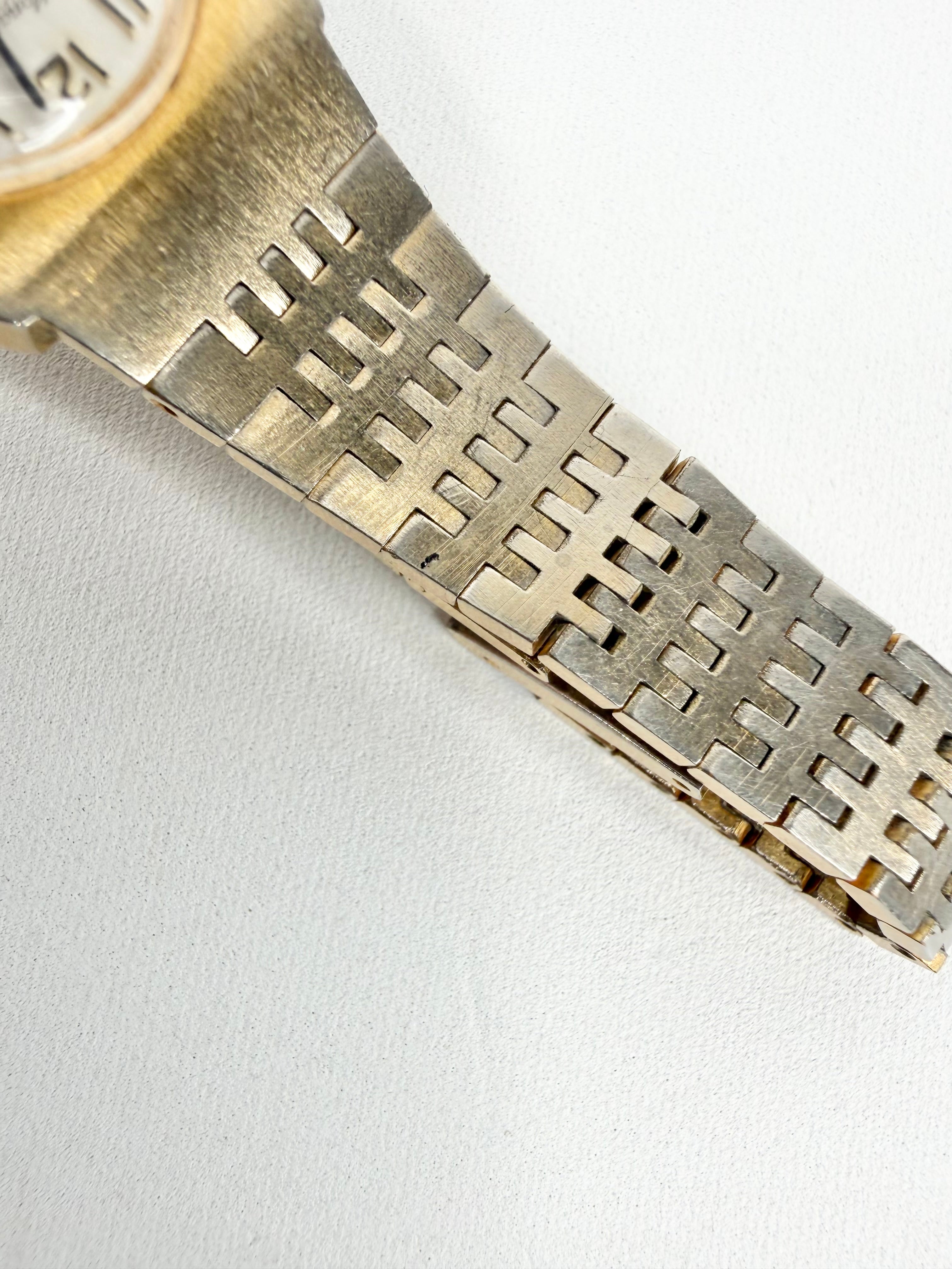 Vintage Monarch Swiss-Made Gold-Toned Wristwatch