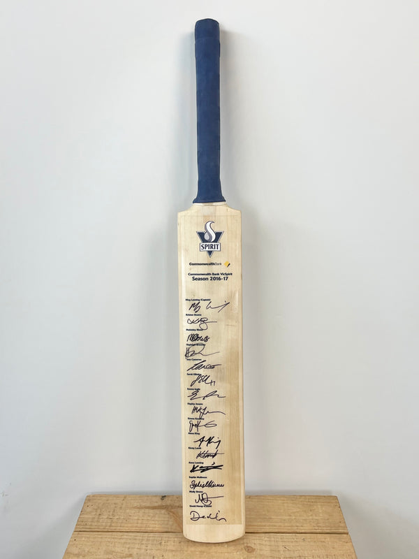 Signed Victorian VicSpirit 2016-17 Season Cricket Bat
