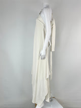 Hugo Boss White Crepe Off-Shoulder 'Deillora' Gown - AU8