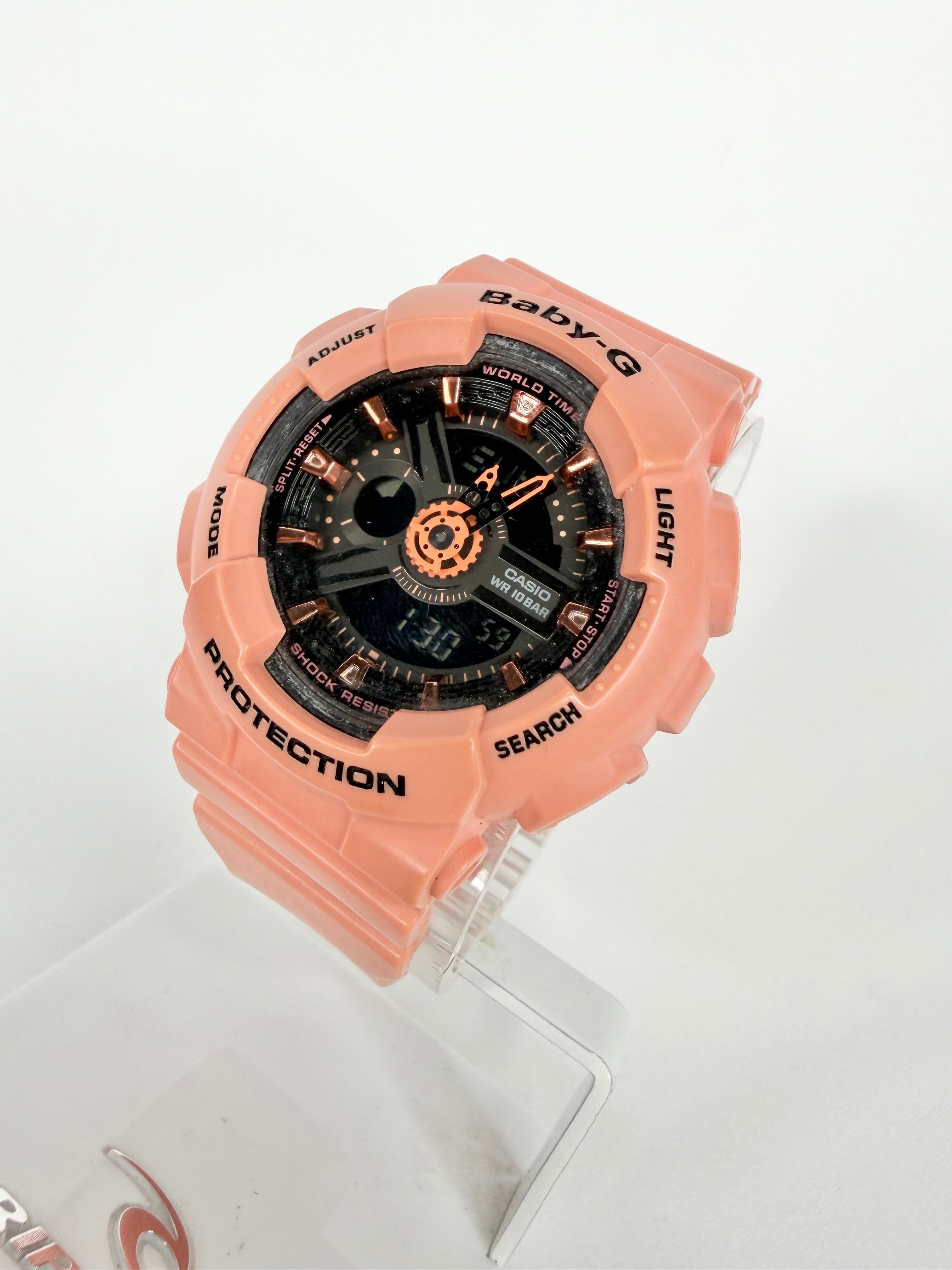 Casio Baby-G Ba 110 Peach Pink Digital Watch