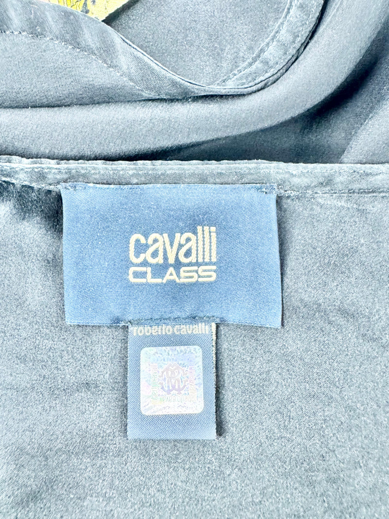 Cavalli Class Seahorse & Pattern Buttoned Top - AU10