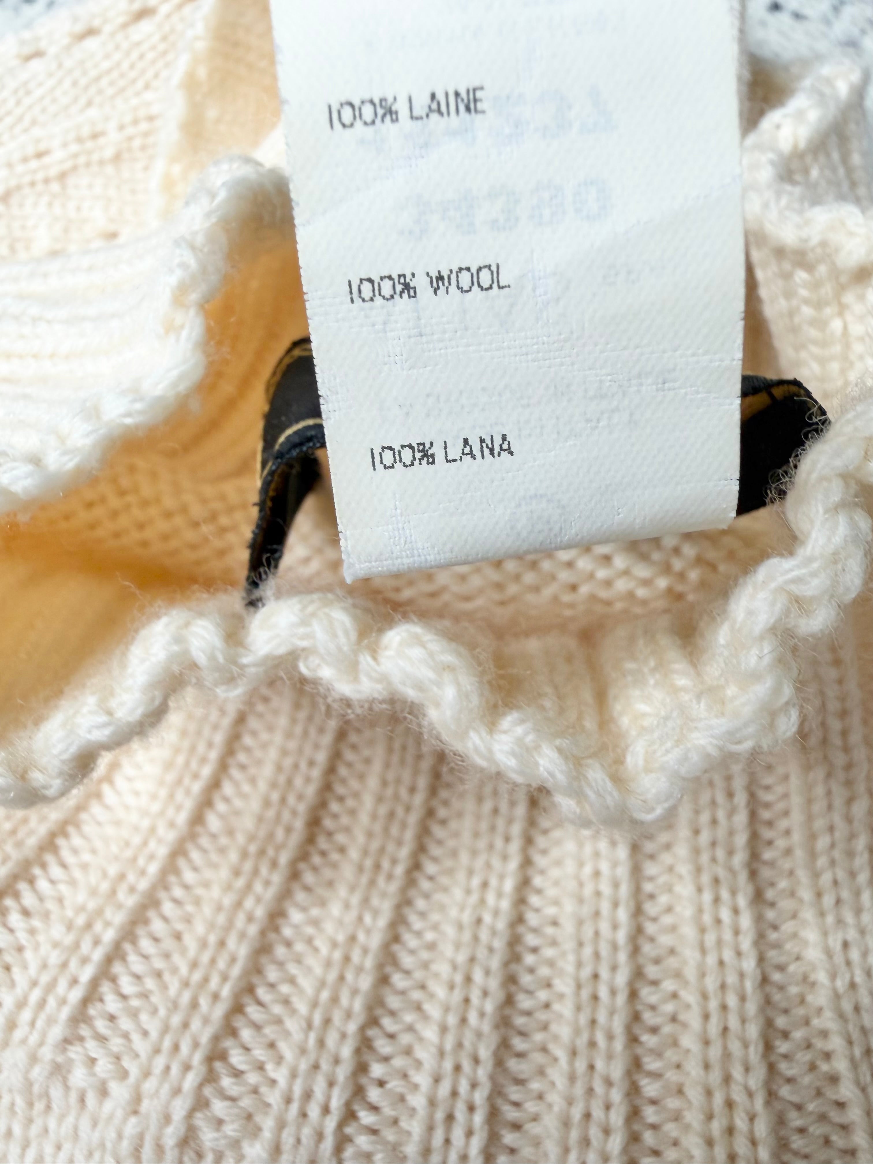 Vintage Versace Cream Knit - AU14