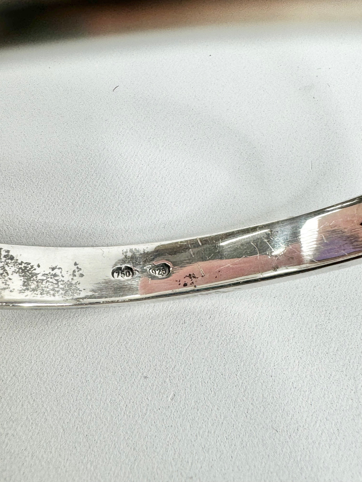 Silver & 18ct Gold Beaded Cuff